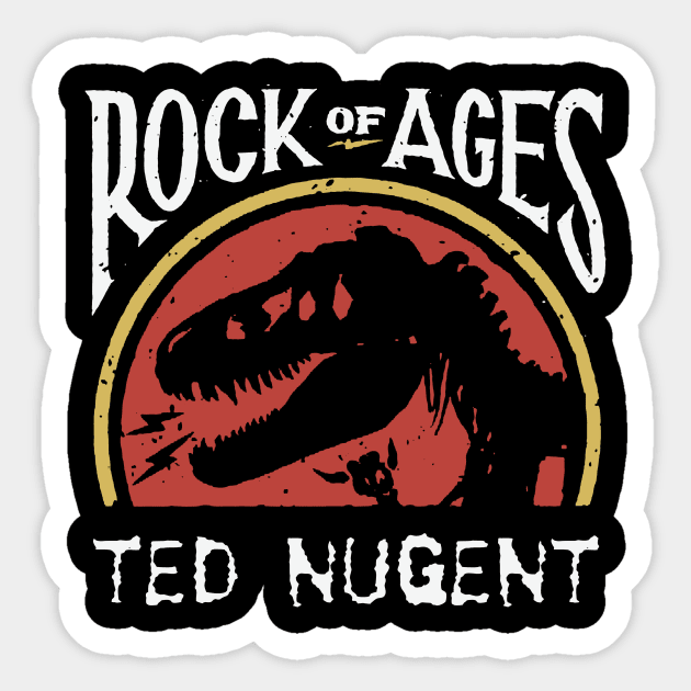 ted rock of ages Sticker by matilda cloud